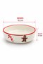 Set of 2 Candy Pop Pattern Hand-Decorated Bowls—Christmas and New Year's Theme—Christmas Bowls, Candy Bowls, 15 cm, Ceramic - 7