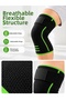 Knee Supporter Sports Knee Brace with Flexible Knitted Fabric and Adjustable Upper Band