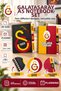 Licensed Binary A5 Spiral-Bound Planner and Notebook Set—Lined and Checked—Hardcover—School, Office—GS Design - 2