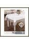 Linen Tablecloth, Maria Model, Cappuccino, 155x220 cm, Elegant Home Textiles BX