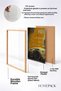 Framed Painting of a Japanese Race Car in Front of a Mustard-Yellow Wall—Car Poster, Wall Decor OTO175 - 4