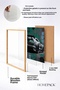Textured Grunge-Style White American Muscle Car Framed Art Print Car Poster Wall Decor OTO191 - 4