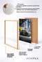 Yellow and Blue Collage-Style American Muscle Car Framed Art Print / Car Poster for Garage or Office Wall Decor OTO182 - 4
