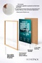 Silver Supercar-Framed Painting on a Turquoise Background—Car Poster for Garage or Office Wall Decor OTO224 - 4