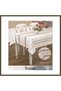 Sahra Model Cappuccino 160x220 cm Polyester Lace-Like Knit Linen Tablecloth, Modern Design BX
