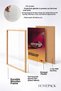 White German Sports Car on a Pink-and-Orange Background—Framed Art Print, Car Poster, Wall Decor OTO223 - 4