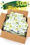 Disposable Wet Wipes Lemon Flavored Refreshing Wipes 6X10 cm 500 Pieces Alcohol-Free Single Bag Wipes