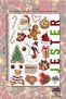 Christmas, New Year's, 4 PAGES, Stickers, Decals, Diary, Planner, Bullet Journal, Scrapbook - 5