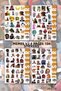 MEMES V2 4-Page, Stickers, Decals, Diary, Planner, Bullet Journal, Journal, Scrapbook