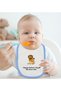 BK Kids First Father's Day-Themed 2-Pack Blue Baby Bib - 1 en127032 - 3