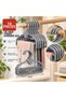 10-Piece Plastic Scarf and Shawl Hanger Set, Multi-Purpose Hanger, Headscarf and Shawl Organizer Hanger. - 3