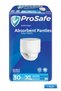 Adult Diaper Pants, Absorbent, Size Xlarge, Pack of 30.