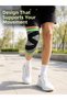 Sports Knee Brace Breathable Flexible Knitted Knee Brace with Cross Band Support