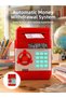 Red Password Atm Safe Money-Sucking Piggy Bank