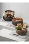 Helix Modern Geometric Basket Set Presentation Bowl; Decorative Spiral Zen Decorative Fruit Bowl & Presentation Bowl 8cm Height X 23cm Diameter - 5