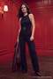 Black Halter Neck Regular Maxi Woven Jumpsuit Twoaw27Tu00005 - 3