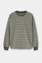 Khaki Oversize/Wide Cut Soft Textured Unlined Sweatshirt Tmnaw25Sw00169