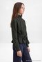 Black Girls' Long-Sleeved Plaid Shirt TKDAW27GO00019 - 3