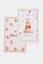 Set of 2 Capybara-Themed Kitchen Towels, 35x55 cm, TPHAW27MH00032