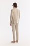 Men's Beige Mono Collar Jacket with Pocket, Double Slits, Unlined, Bi-Stretch Comfort Fit Jacket A61Y4012 - 5
