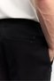 Men's Black Elastic Waist Lace-Up Interlock Jogger with Side Zipper Pockets B003404 - 6
