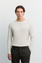 Men's Brown Plaid Relaxed Fit Trousers with Elasticated Back Waist and Pile Detail A62Y3050 - 6