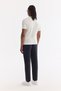 Men's Ecru Crew Neck Easy Ü Tulle Enen Wrinkle-Free Regular Fit Knitwear T-Shirt A61Y5026 - 4