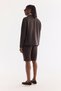Men's Brown Classic Collar Breathable 100% Linen Seasonal Comfort Fit Coat A61Y6005 - 6