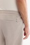 Men's Light Gray Elastic Waist Lace-Up Easy-Iron Interlock Regular Fit Sweatpants A61Y3408 - 6