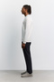Men's Ecru Crew Neck Embroidered Interlock Regular Fit Sweatshirt A62Y1275 - 3