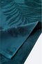Men's Dark Blue Jacquard Logo Written Towel B008201 - 4