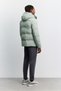 Men's Nile Green Hooded Water-Repellent, Windproof, -5°C-Rated Comfort Fit Puffer Coat B00 - 7