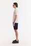 Men's White Apaj Collar Viscose Blended Short Sleeve Comfort Fit Shirt A61Y2061 - 3