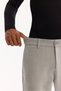 Men's Light Gray Easy-Iron Slim Fit Trousers with Elastic Sides A52Y3040 - 6
