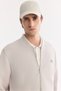 Men's Gray Bomber Collar Zippered Cotton Easy-Iron Bi-Stretch Regular Fit Sweatshirt A61Y1201 - 2