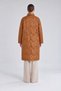 Puffer Coat with Pocket Detail, Coffee - 3