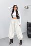 Women's Shalwar Trousers with Adjustable Cuffs and Elasticated Laces, Loose-Fit Comfortable Pants - 2