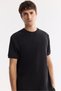 Men's Black Crew Neck Cotton Elastane Regular Fit T-Shirt A61Y1023 - 3