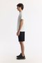 Men's White Crew Neck Printed Rayon Soft Touch Regular Fit T-Shirt A51Y1031 - 4