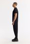 Men's Black Crew Neck Printed Bi-Stretch Interlock Regular Fit T-Shirt A51Y1136 - 3