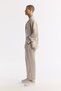 Men's Beige Classic Waist Buckle Detailed Soft Touch Baggy Fit Trousers A51Y3033 - 3