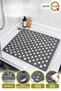 Square Suction Cup Bath and Shower Anti-Slip, Bathtub Shower Cabin Bath Mat 54X54Cm M-149