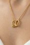 Non-Tarnish Steel Gold Color Chain Model Women's Necklace - 3