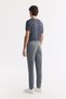 Men's Gray Classic Waist Vintage Washed Cotton Berlin Slim Fit Jean Trousers B003524 - 4