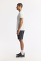 Men's White Crew Neck Printed Bi-Stretch Interlock Regular Fit T-Shirt A51Y1136 - 3