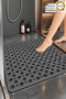 Square Suction Cup Bath and Shower Anti-Slip, Bathtub Shower Cabin Bath Mat 54X54Cm M-149 - 5