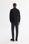 Men's Black Buttoned Collar Cotton Easy-Iron Comfort Fit Shirt A42Y2071 - 4