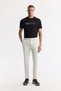 Men's Off-White Elastic Waist Bi-Stretch Technical Fabric Slim Fit Trousers A51Y3077 - 8