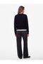Long Sleeve Embroidered Crew Neck Knitwear Cardigan - 4