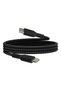 BoostCharge Braided USB-C Fast Charger Cable for iPhone 15, Galaxy S24, iPad, MacBook - 1m,Black